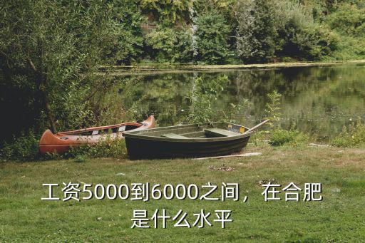 工資5000到6000之間，在合肥是什么水平