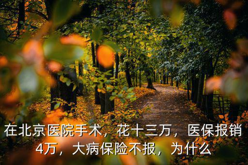 邯鄲大病醫(yī)保報銷多少,醫(yī)保報銷4萬