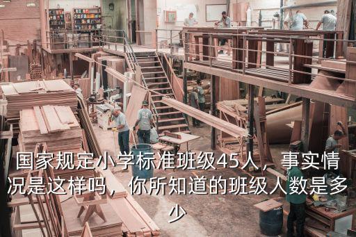 安徽小學一個班級規定多少人,國家規定小學標準班級45人