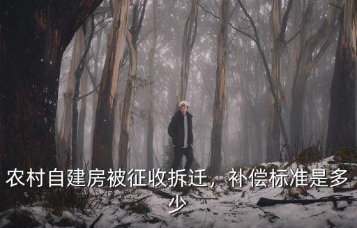 農村自建房被征收拆遷，補償標準是多少
