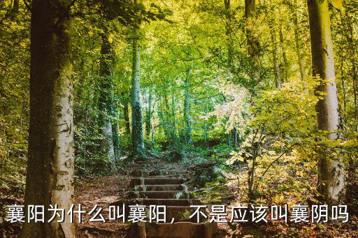 襄陽(yáng)為什么叫襄陽(yáng)，不是應(yīng)該叫襄陰嗎