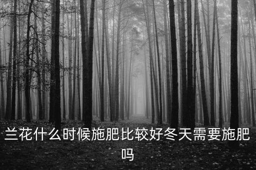 蘭花施肥復合肥放多少,蘭花什么時候施肥比較好