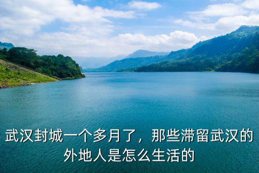 武漢封城一個多月了，那些滯留武漢的外地人是怎么生活的