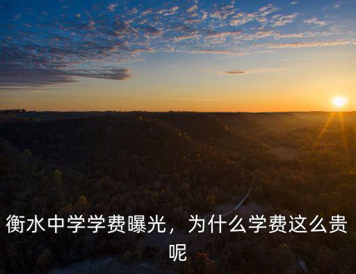 衡水中學初中版語數外三科多少錢,衡水中學學費是多少