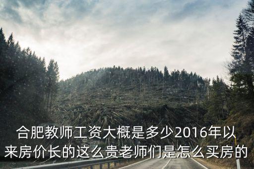 合肥市第九中學教師工資是多少,合肥的教師工資大概是多少
