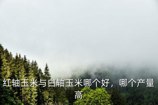 紅軸玉米與白軸玉米哪個好，哪個產(chǎn)量高