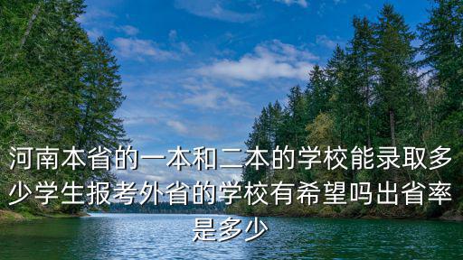 河南能考上二本多少人,有機(jī)會(huì)考上二本嗎