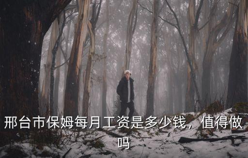 邢臺市保姆每月工資是多少錢，值得做嗎