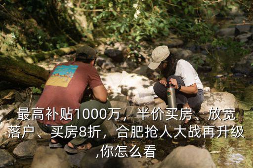 最高補(bǔ)貼1000萬(wàn)，半價(jià)買(mǎi)房、放寬落戶(hù)、買(mǎi)房8折，合肥搶人大戰(zhàn)再升級(jí),你怎么看
