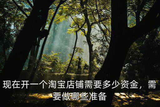 黃山淘寶開(kāi)店需要多少費(fèi)用,現(xiàn)在開(kāi)淘寶店大概需要多少錢