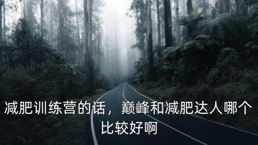 信陽巔峰減重減肥訓(xùn)練營的地址在哪里,哪有比較好的減肥訓(xùn)練營