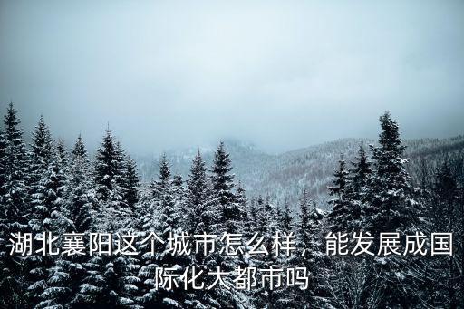 湖北襄陽(yáng)宜城經(jīng)濟(jì)怎么樣,湖北襄陽(yáng)這個(gè)城市怎么樣