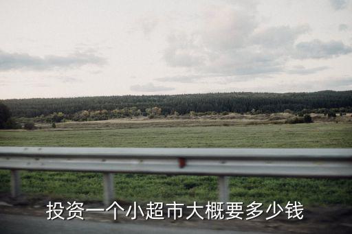 投資一個小超市大概要多少錢