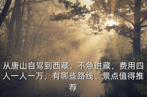 唐山奧拓自駕到西藏多少費用,從唐山自駕到西藏