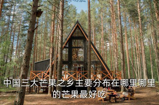 中國三大芒果之鄉(xiāng)主要分布在哪里哪里的芒果最好吃