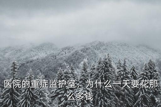 邢臺人民醫院重癥監護室多少錢一天,醫院的重癥監護室