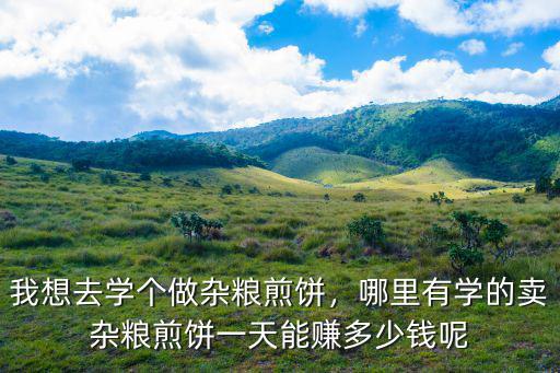 安徽學(xué)雜糧煎餅要多少學(xué)費(fèi),賣雜糧煎餅一天能賺多少錢(qián)呢