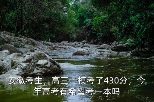 安徽一模530高考能考多少分,今年高考有希望考一本嗎