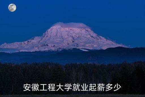 安徽工程大學(xué)就業(yè)起薪多少