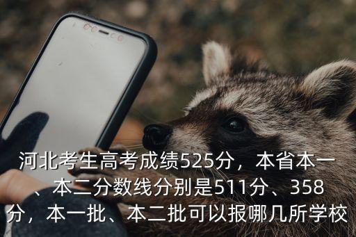 河北2015年2本分數線是多少,本二分數線分別是511分