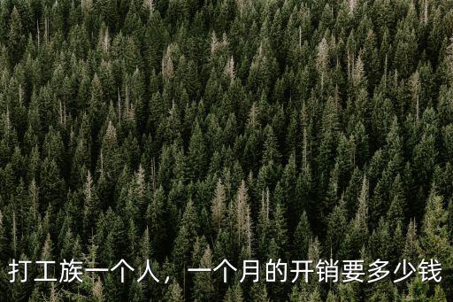 蕪湖打工一個月生活費(fèi)多少錢,一個月的開銷要多少錢