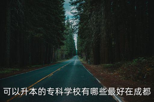 成都哪里有專升本的學校,成都有哪些專升夲院校