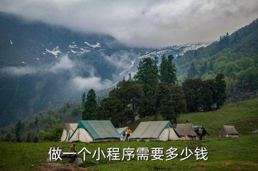 安徽在線問診小程序開發多少錢,做一個小程序需要多少錢