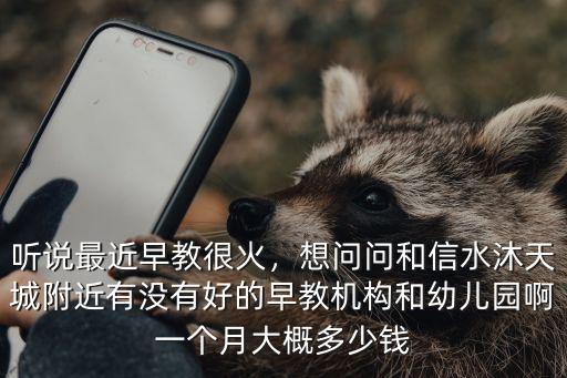保定蒙臺梭利幼兒園多少錢一個月,一個月大概多少錢