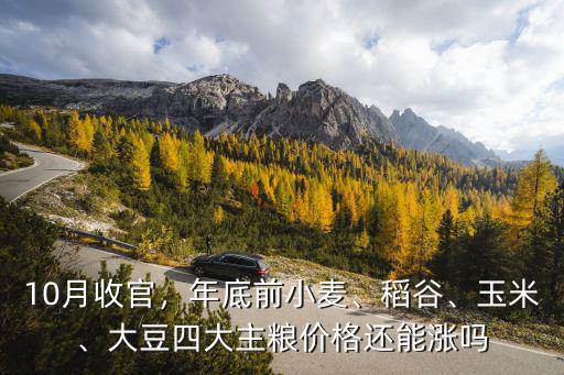10月收官，年底前小麥、稻谷、玉米、大豆四大主糧價格還能漲嗎