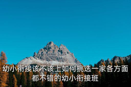 武漢學(xué)而思幼小銜接怎么樣,幼小銜接到底銜接什么