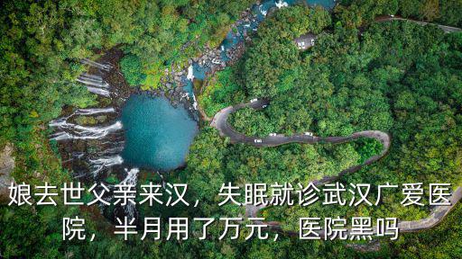 娘去世父親來漢，失眠就診武漢廣愛醫院，半月用了萬元，醫院黑嗎