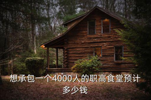 六安院校食堂承包多少錢,想承包個學校食堂窗口