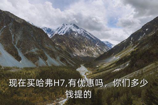 保定哈弗h7優惠多少錢,你們多少錢提的