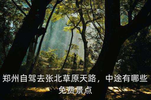 鄭州自駕去張北草原天路，中途有哪些免費景點