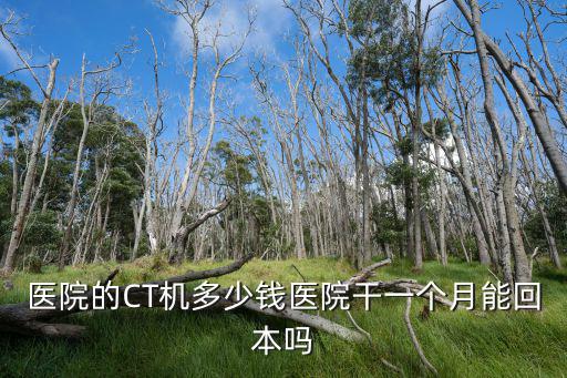 石家莊醫(yī)院拍CT多少錢,醫(yī)院的CT機多少錢