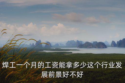 焊工一個月的工資能拿多少這個行業發展前景好不好