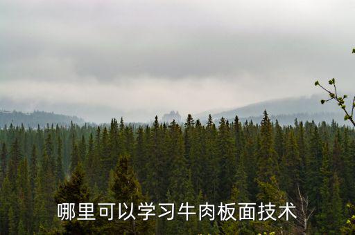 海林學習安徽牛肉板面多少錢,想學做安徽牛肉板面