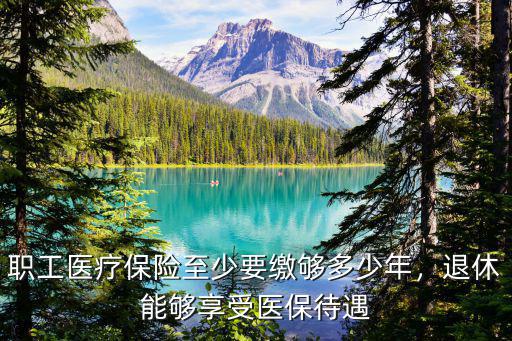 合肥職工醫保需要交納多少年,醫保要交多少年就不用交錢了
