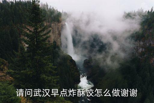 請問武漢早點炸酥餃怎么做謝謝