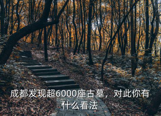 成都哪里有漢代墓,成都發現超6000座古墓