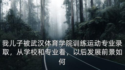 我兒子被武漢體育學(xué)院訓(xùn)練運(yùn)動專業(yè)錄取，從學(xué)校和專業(yè)看，以后發(fā)展前景如何