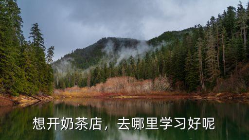 想開奶茶店，去哪里學習好呢