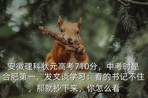 2019年安徽省高考理科狀元多少分,安徽理科生高考566分