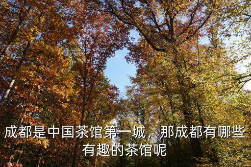 成都最有名的茶樓在哪里,成都的茶館是世界第一