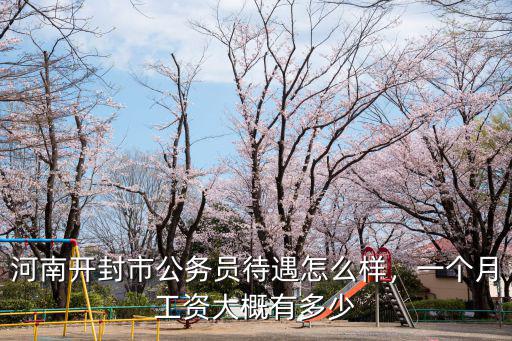 河南開封市公務員待遇怎么樣，一個月工資大概有多少