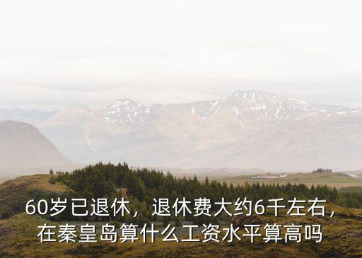 60歲已退休，退休費大約6千左右，在秦皇島算什么工資水平算高嗎
