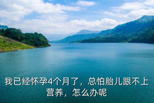 我已經(jīng)懷孕4個(gè)月了，總怕胎兒跟不上營(yíng)養(yǎng)，怎么辦呢