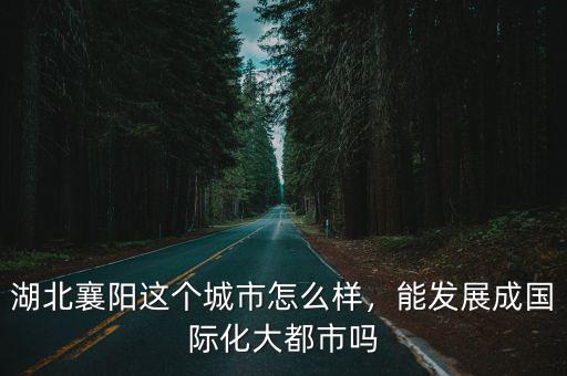 湖北襄陽這個城市怎么樣，能發展成國際化大都市嗎