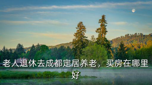 老人退休去成都定居養老，買房在哪里好