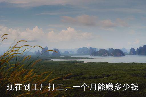 安徽南陵工廠一個(gè)月有多少錢,一個(gè)月能賺多少錢